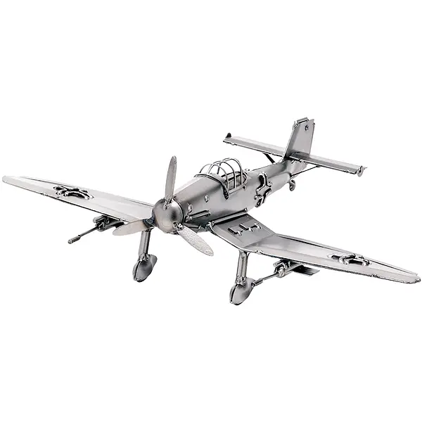 Flugzeugmodell günstig Kaufen-Modellflugzeug Sturzkampfflugzeug aus Metall. Modellflugzeug Sturzkampfflugzeug aus Metall <![CDATA[Flugzeugmodell  Das Modellflugzeug der Junkers - bekannt auch als der gefürchtete Sturzkampfbomber - hat eine Länge von 40 cm. Als Deko ist das Mode