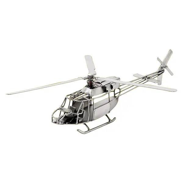 Flugzeugmodell günstig Kaufen-Modell Hubschrauber. Modell Hubschrauber <![CDATA[Hubschrauber Modell Der Modell-Hubschrauber aus Metall aus der original Serie der "Hinz und Kunst Metallkunst" hat eine Länge von 40 cm. Dieses Flugzeugmodell ist eine dekorative Geschenkid