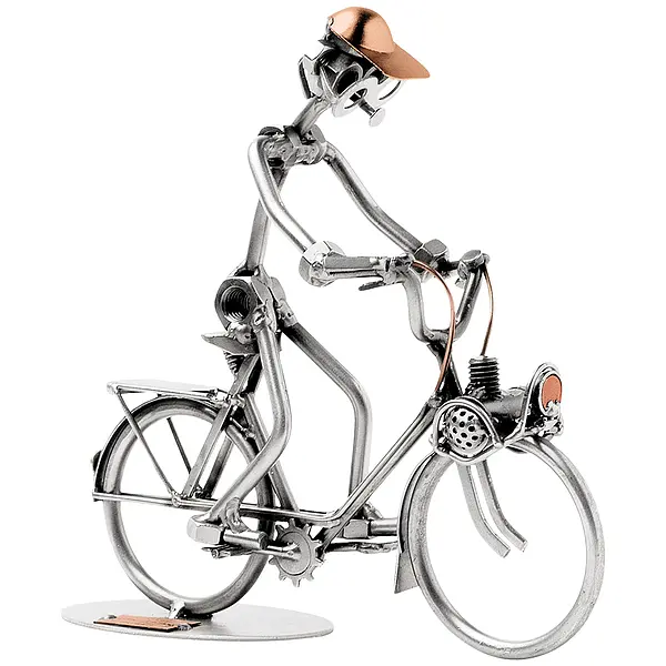 It is günstig Kaufen-Schraubenmännchen mit E-Bike. Schraubenmännchen mit E-Bike <![CDATA[Schraubenmännchen Fahrradfahrer  Dies ist ein Schraubenmännchen aus Stahl, Schrauben und Muttern für alle, die gerne in Ihrer Freizeit oder beruflich Fahrrad fahren