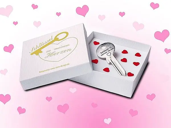 Einzigartige  günstig Kaufen-Romantische Geschenkidee Schlüssel zu meinem Herzen. Romantische Geschenkidee Schlüssel zu meinem Herzen <![CDATA[Weltneuheit - einzigartige Geschenkidee zum Valentinstag oder einfach nur, weil Sie ihren Partner über alles lieben.  Sicherlich h