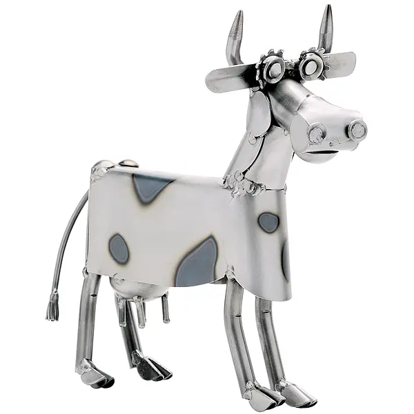 Schraube ST günstig Kaufen-Schraubenfigur Kuh. Schraubenfigur Kuh <![CDATA[Dekofiguren groß mit Schild - Kuh  Die Kuh als Metallfigur ist aus der Serie der tierischen Schraubenobjekte. Als Dekoration oder witzige Geschenke für Landwirte kommen solche großen Dekofiguren sehr