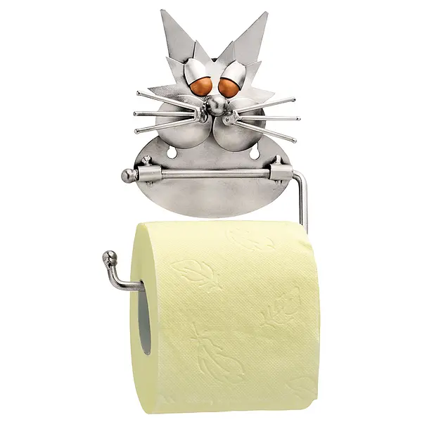 Dekoratives günstig Kaufen-Toilettenpapierhalter im Design einer Katze. Toilettenpapierhalter im Design einer Katze <![CDATA[Geschenk Katze  Dieser originelle Toilettenpapierhalter mit dem Kopf einer Katze ist ein dekoratives Highlight in jedem Bad und in jedem Toile