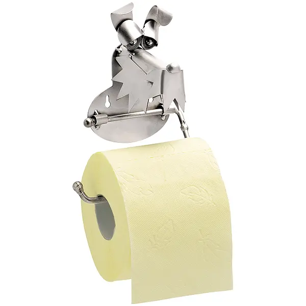 Dekoratives günstig Kaufen-Toilettenpapierhalter Hund aus Metall. Toilettenpapierhalter Hund aus Metall <![CDATA[Geschenk für den Hundefreund Dieser originelle Toilettenpapierhalter mit dem Kopf eines Hundes ist ein dekoratives Highlight in jedem Bad, in jeder Toilette o