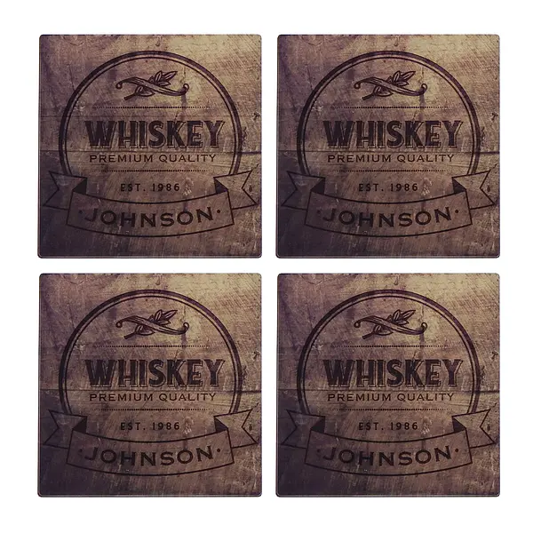 ein Jahr günstig Kaufen-4er Set Untersetzer für Whiskyfans mit eigenem Namen Design 3. 4er Set Untersetzer für Whiskyfans mit eigenem Namen Design 3 <![CDATA[Das passende Geschenk für die, die gern Whisky trinken! Mit Namen und Geburtsjahr versehen, kommt es zu keiner