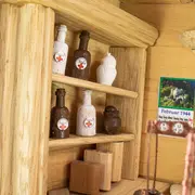 Bild aus Holz - Apotheke